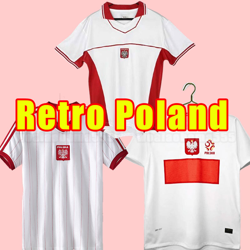 short sleeve Retro Soccer Jerseys Poland vintage football shirts 1982 1997 82 2012 Adult men S-2xl uniform