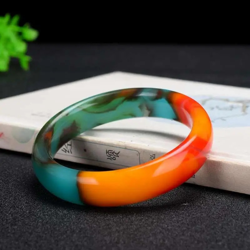 Hetian Jade Gobi Jade Seven Jade Bracelet Rich Bracelet Womens Wide Stripe Bracelet Girl Jade Bracelets 250424