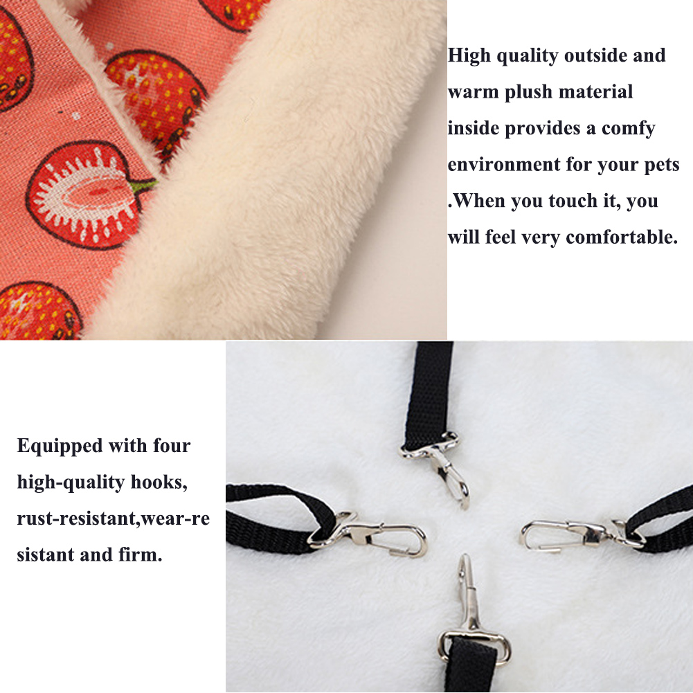 Small Animal Cage Accessories Hammock Guinea Pig Hamster Bed Small Pet Toy Ferret Rat Beds Chinchilla Nest Bunny Sugar Glider Squirrel