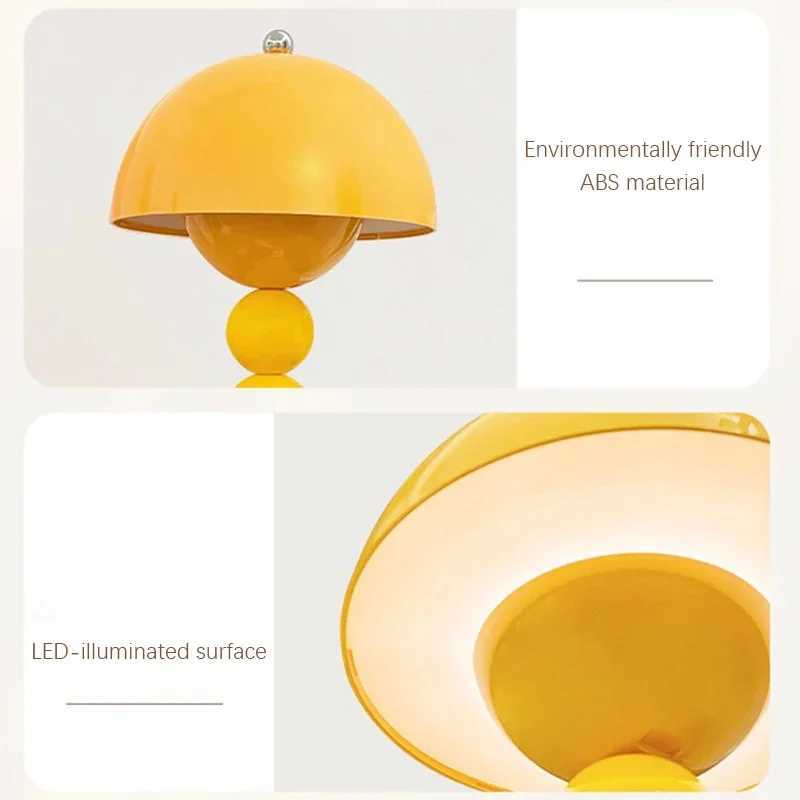 Nordic LED Flowers Table Lamp USB Dimmable Night Light for Bedroom Bedside Desk Lighting Home Living Room Decor C251125