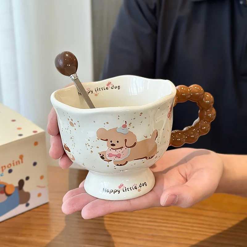 Ceramic Cup Cute Puppy Mug Cups of Coffee Travel Mug Beer Original Mugs Personzed Gift Drinkware Cup for Tea Christmas Funny Y251125