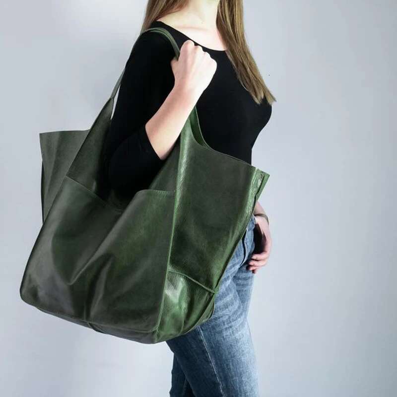 Designer Bag Rretro Handmade Big Beach Tote Bag High Capacity Zipper Shoulder Solid Color Multifunction Handbags For Ladies