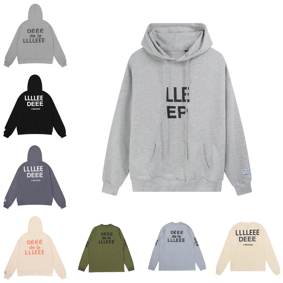 Men Hoodie Womens Sweate Designer Hoodie Pullover Letter Flame doodle Print Long Sleeve High Street Sweatshirts Hip hop Hoodie S-XL