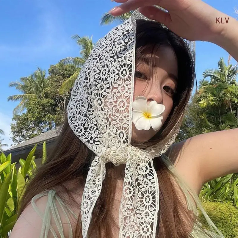 Versatile Cotton Scarf Soft Bandana Hair Accessories Skin Friendly Headwear Headpieces for Travel and Everyday Wear 250423
