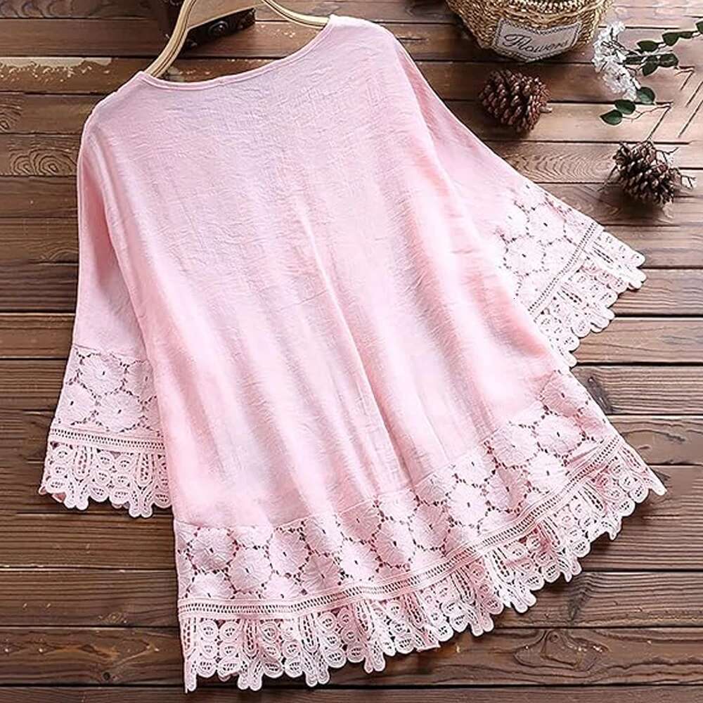 Plus Shirts Tops For Women Clothing Summer Korea Casual Slim Oversized Pullover Blouse Large Size Short Sleeve T-Shirt