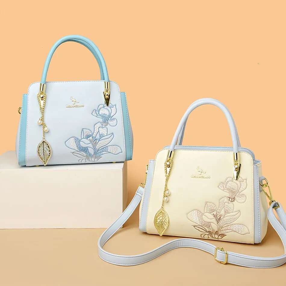 New Tote Large Capacity Shandbag Handbags For Women Fashion Chinese Style Embroidery Crossbody Bags Sac A Main