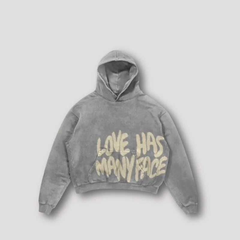Harajuku Houxin Printing Super Large Hoodie Y2k Gothic Hoodie Womens Street Clothing Top Sports Shirt Garbage Clothing Mens Clothing M250425