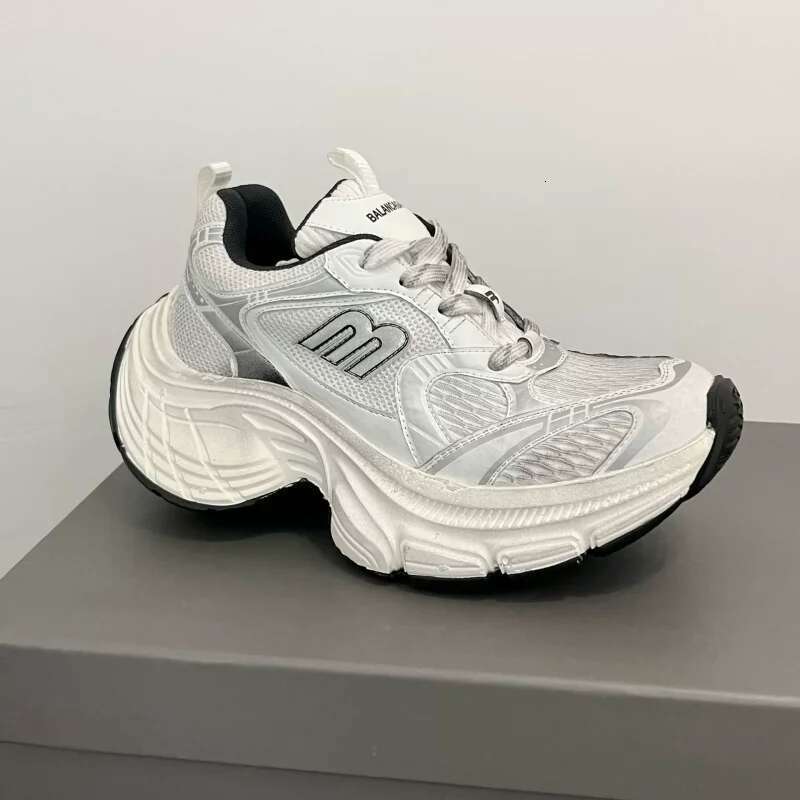 Mixed Color All Match Sneakers Designer Unisex Shoes Thick Bottom Platform Increasing Runway Skateboard Casual Trainers