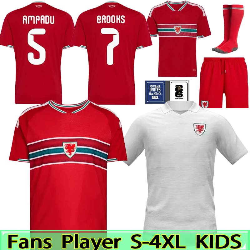 2026 Wales soccer jerseys kit de foot football 2025 25 26 home AWAY third Football shirt men kids Kit camisetas de futbol tops 3XL 4XL