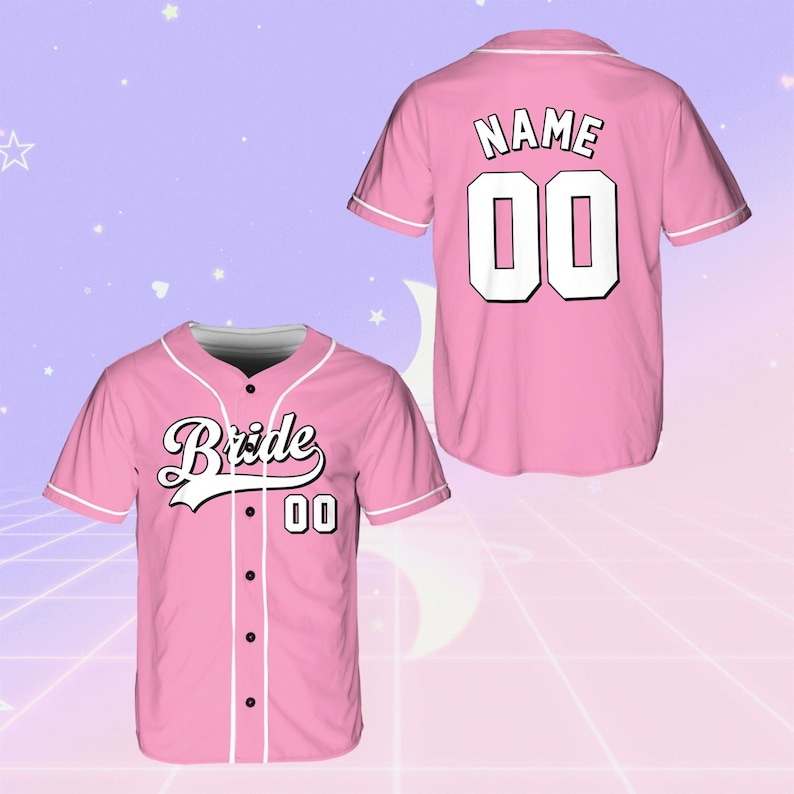 custom any logo Personalized The Bride Bridesmaid Jersey, Custom Team Bride Jersey, Bride and Bridesmaid Matching Jersey,Bachelorette Party Bridesmaid