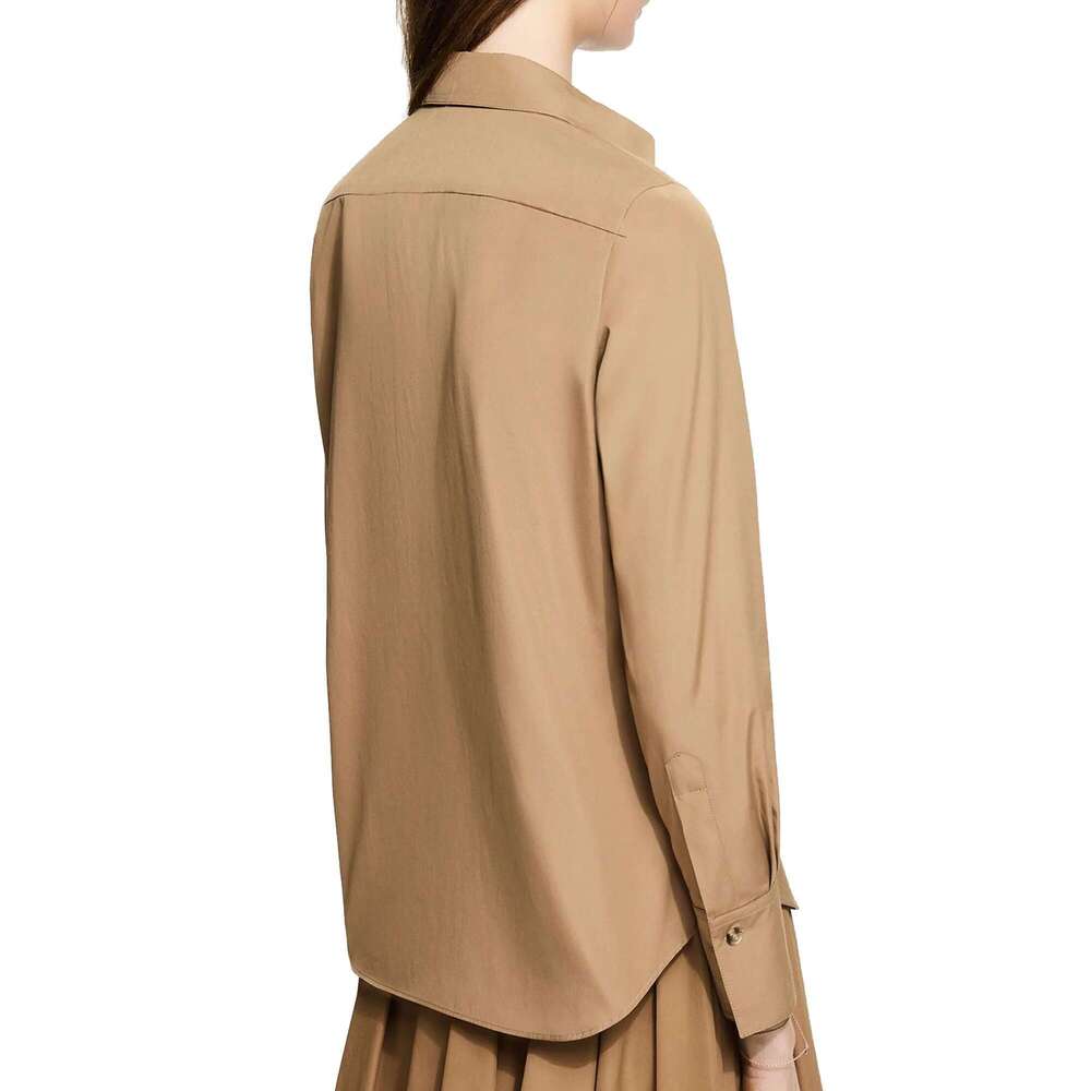 CHCH 2024 Fashion New Office Lady Shirt Women's Elegant Blouse Lapel Long Sleeve Leisure Commuting Top Female Clothing
