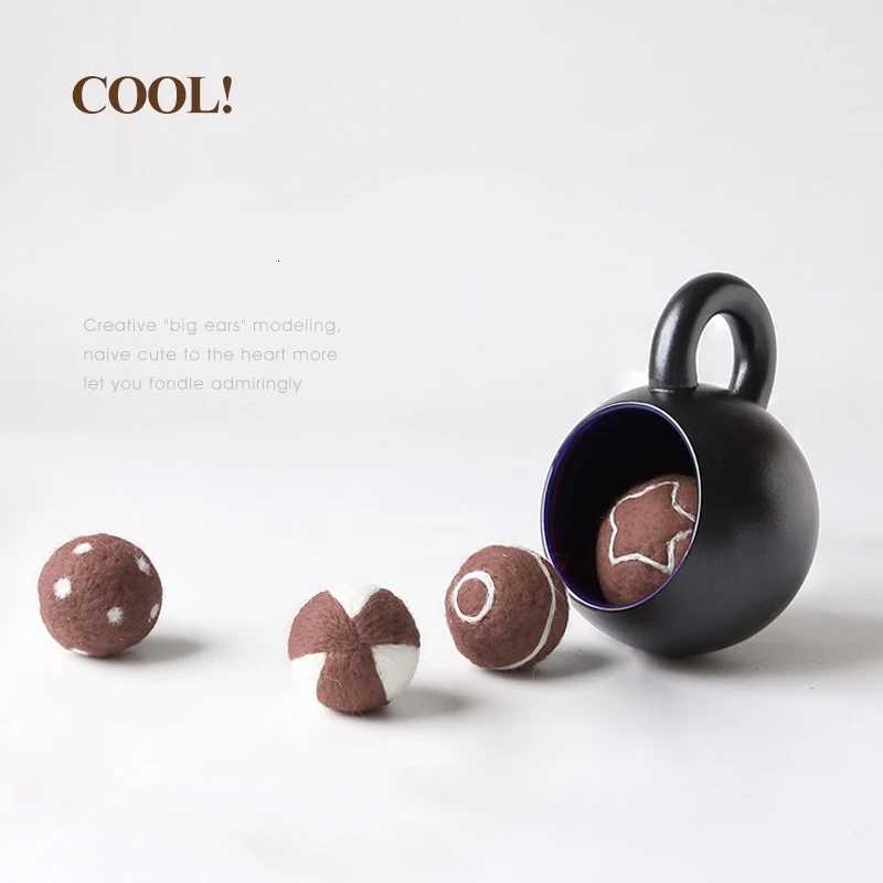 Fat Big Ear Mugs Coffee Cups Ceramic Planet Shape Coffee Cups for Breakfast Milk Juice Tea Handle Cup Matte Color Microwave Safe Y251125