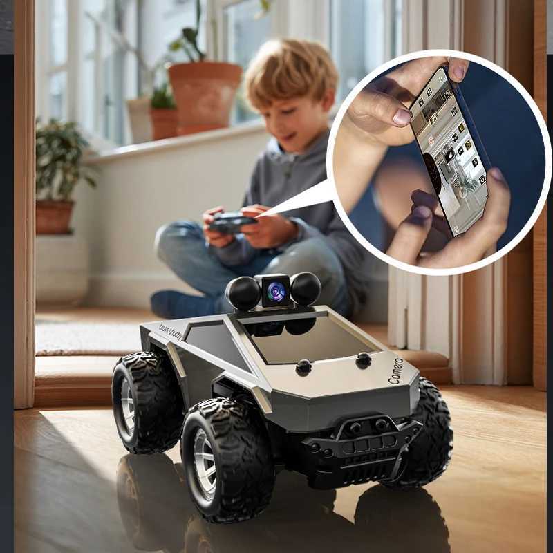 KF29 128 RC Car With Camera 24G APP Control High-Speed Racing Car For Tesla Truck Drift Remote Control Car Electric Kids ToyW251125 - view 7