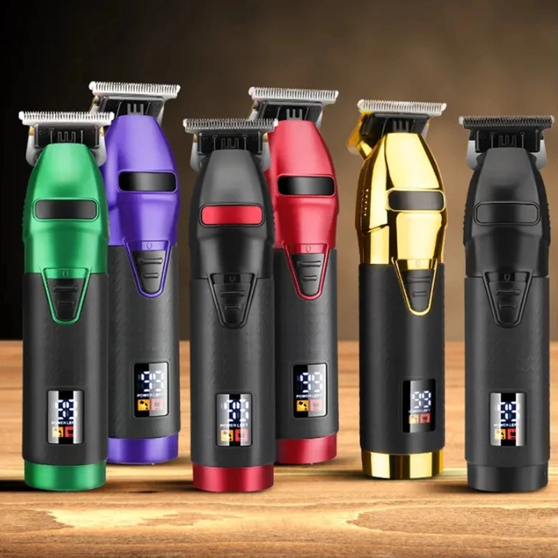 0mm Zero Professional Hair Trimmer For Men Beard Hair Clipper Electric Pro Barber Cordless HairCut Machine Rechargeable 250424