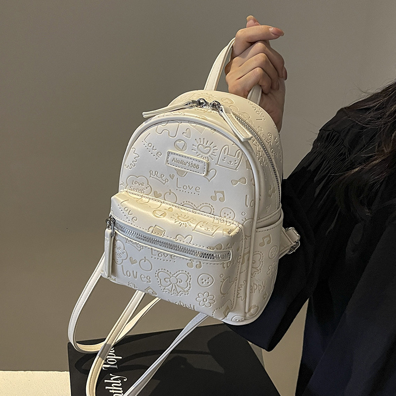 New Free Delivery Designer Shoes By 2025 Amy Rabbit Women's Bag Trendy Fashion Pattern Printed Design Handbag Commuter Leisure Backpack