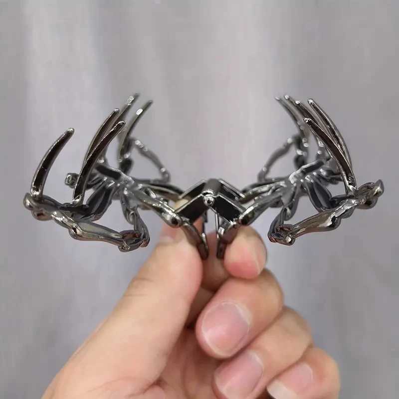 1 Spider Hair Clip Black Spider Claw Clip Large Metal Hair Clip Female Halloween Hair ClipT250425