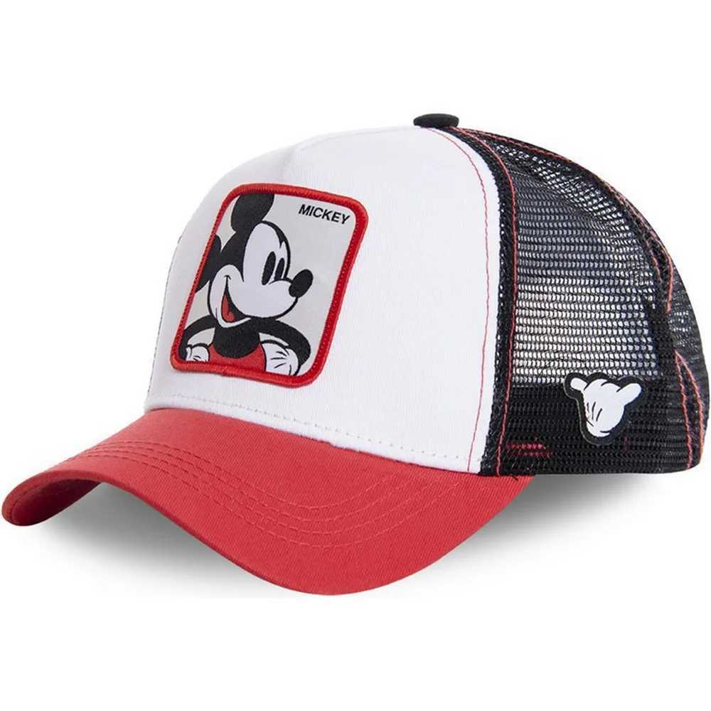 Disney Hat Mickey Mouse Cartoon Baseball Hat Spring/Summer Travel Baseball Hat Boys and Girls Hip Hop Hat Gift Adjustable -90XJ250425