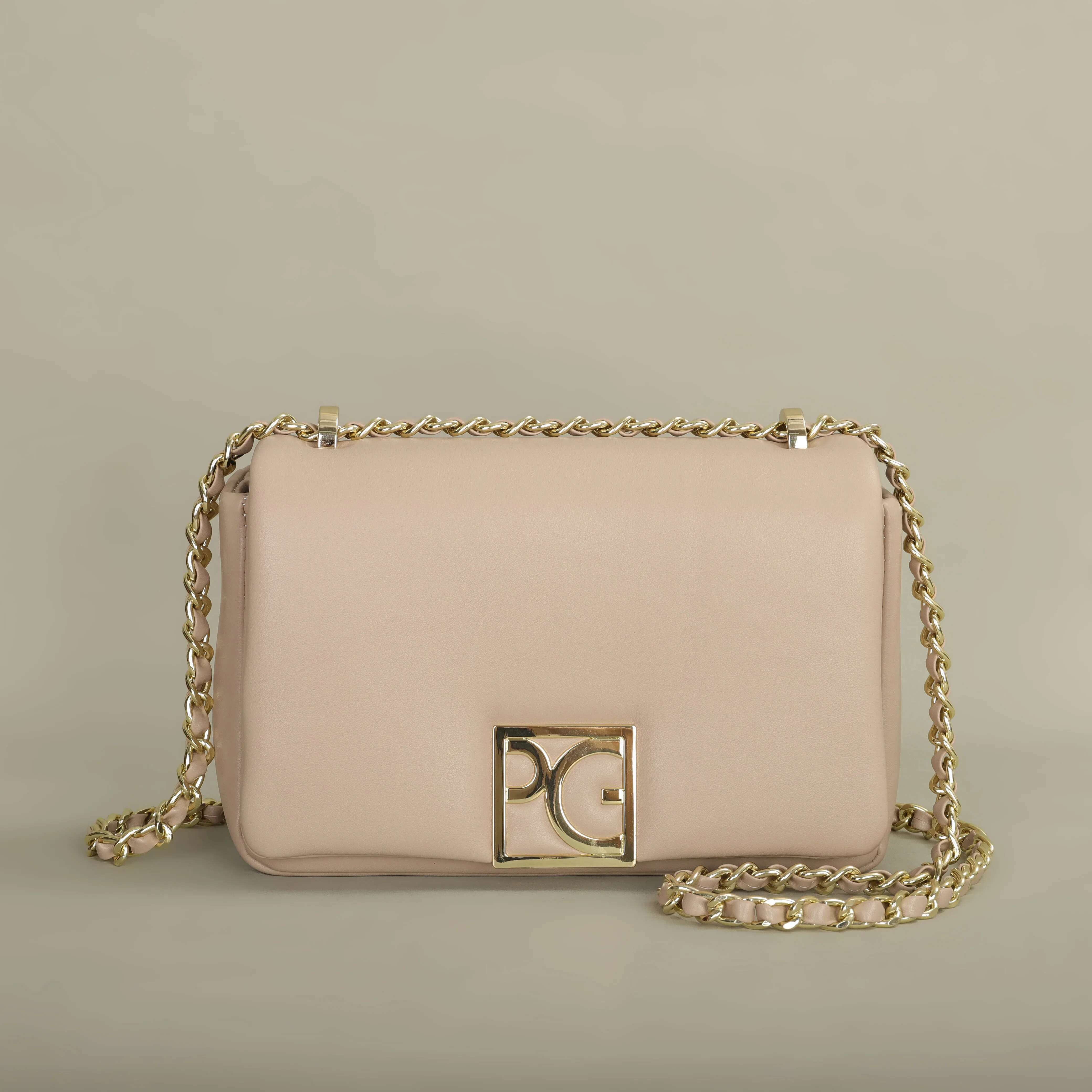 PG Commuter Banquet Brand Design Women's Crossbody Bag 2024 New Elegant And Delicate Leather