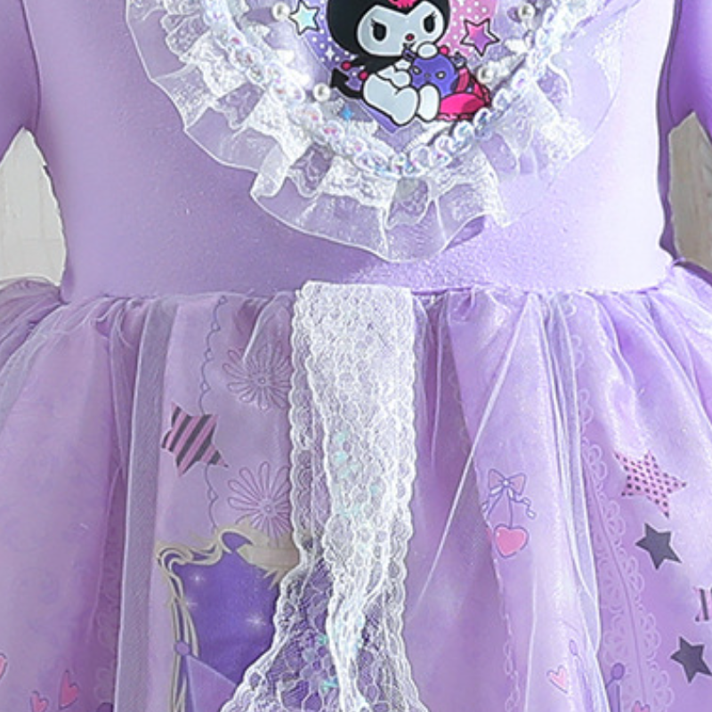 DISNEY Girls designer clothes baby girl clothes Crayon Shin-chan princess cartoon cute sweet dress Lolita puffy dress dress.