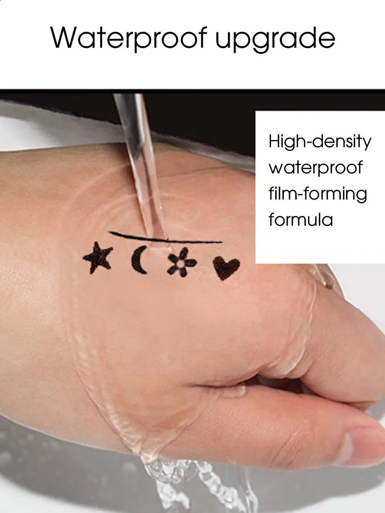 Eyeliner seal double head waterproof eye makeup star pen decal eyeliner liquid tattoo 250418