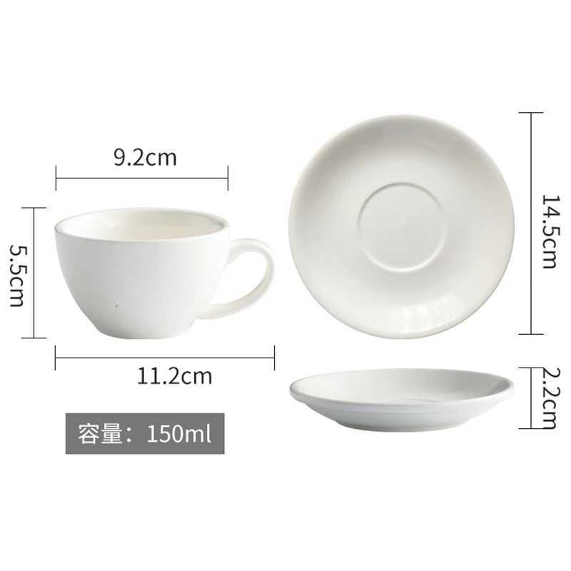 Creative Color 150ml Espresso Cup with Saucer Home Dessert Plate Tea Cup Couple Mug Gift Office Mug Tabletop Decoration Y251125
