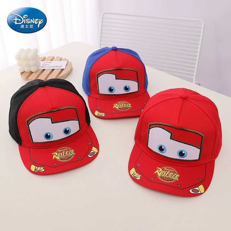 Disney Anime Car Childrens Baseball Hat Korean Preschool Baby Hat Boys and Girls Fashion Outdoor Childrens Hip Hop Snapshot Sun HatXJ250425