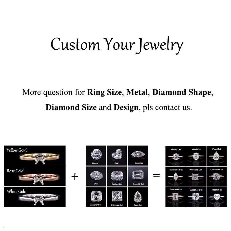 Starsgem Wholesale D Color VVS Moissanite Diamond Ring S925 Sterling Silver Moissanite Engagement Ring
