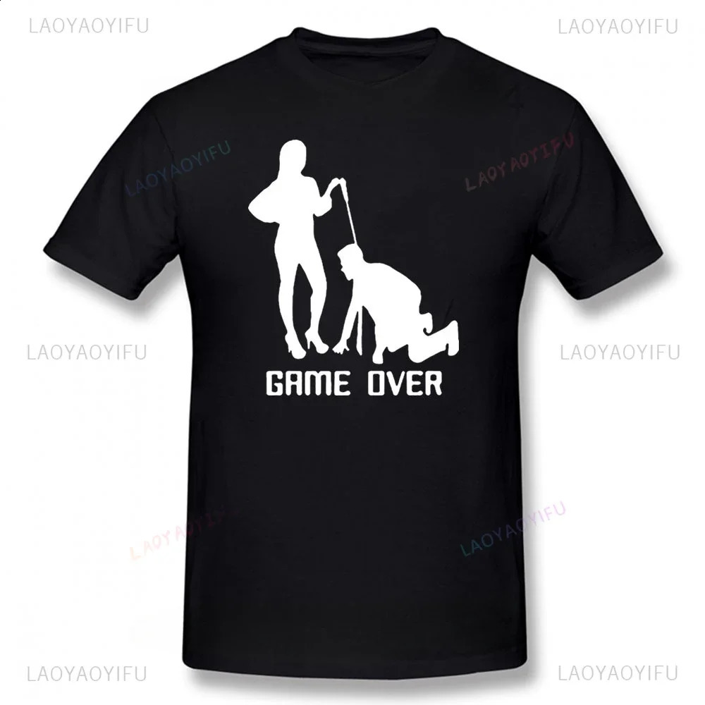 Sales Games Bridal and Groom T-shirt Funny Printing Singles Party T-shirt Summer Short Sleeve Fashion Casual Harajuku Mens T-shirt 250423