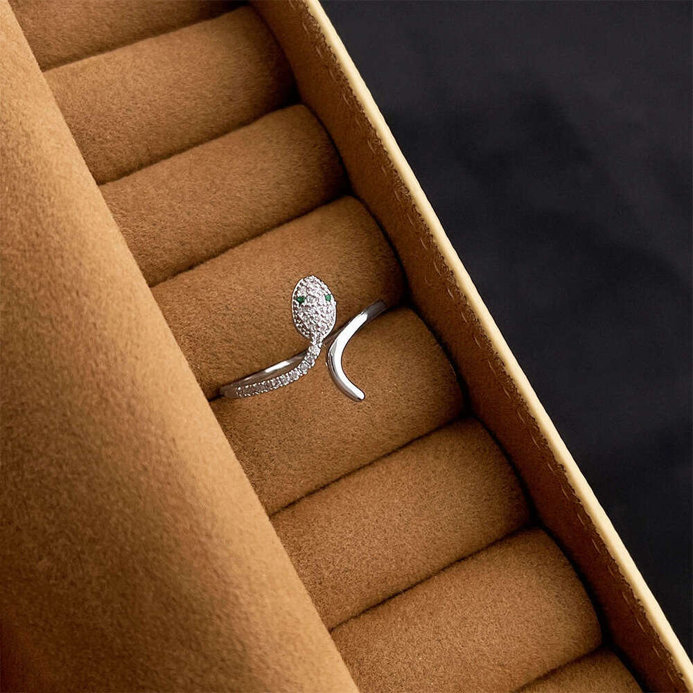 Light Luxury High-End Zircon Index Finger Niche Retro Palace Style Fashionable Temperament Vintage Ring for Women