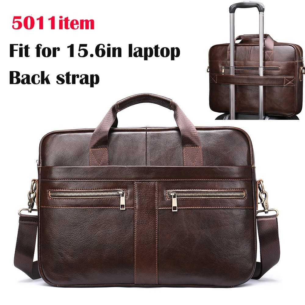 WESTAL Mens Briefcases Mens Bags Genuine Leather Lawyer/Office Bag Laptop Bag Mens Leather Briefcases Bag for DocumentsT251125