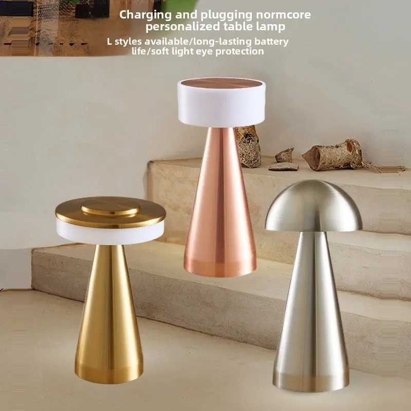 LED Charging Bar Table Lamp Dining Table Lamp Cafe Decorative Table Lamp Bedside USB Night LightM251125