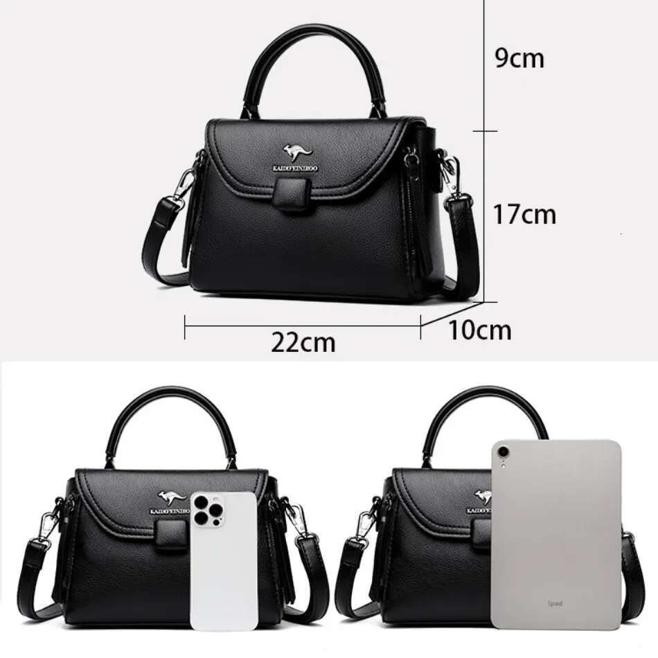 Authentic High Quality Soft Leather New Designer Fashion Casual Women's Shoulder Bag Handbag Crossbody Bags for Women2024