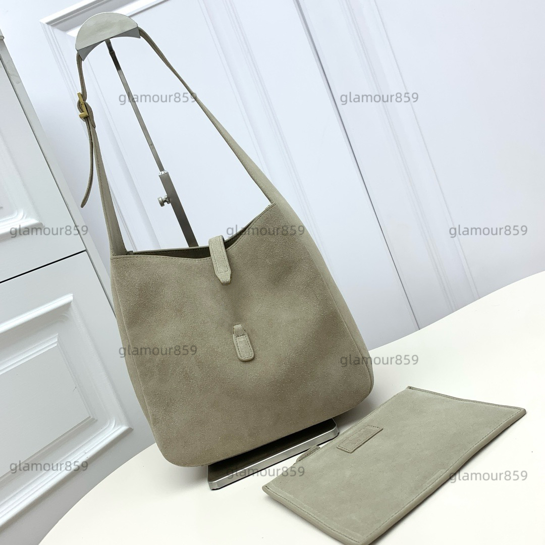 Shoulder Bags Designer Drawstring Totes Underarm Hobo Handbag for woman Fashion classic Suede leather shopping bag womens purse LE5A7 messenger Bag PR