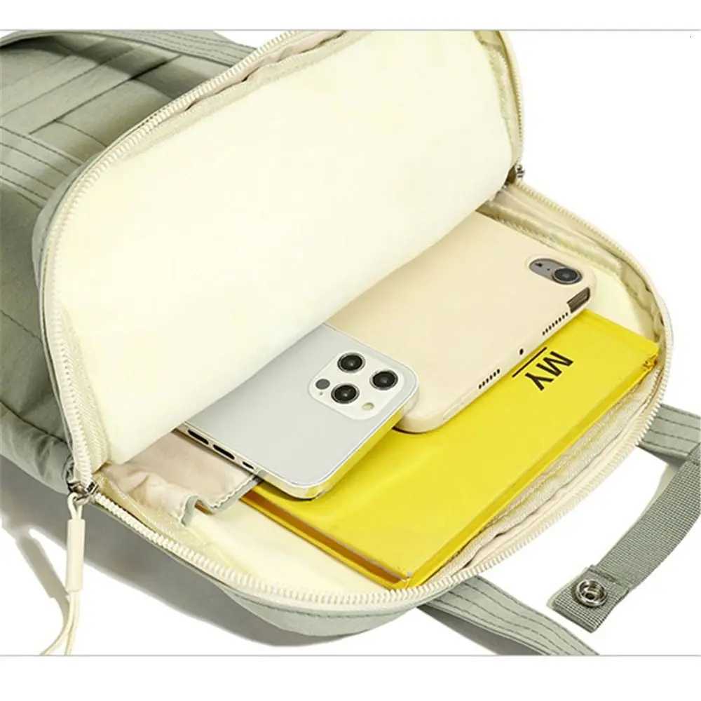 133 14 15 Inch Versatile Laptop Bag One-Shoulder Handheld Canvas Tote Bag Business Briefcases for Lenovo Dell Laptop CommuteT251125