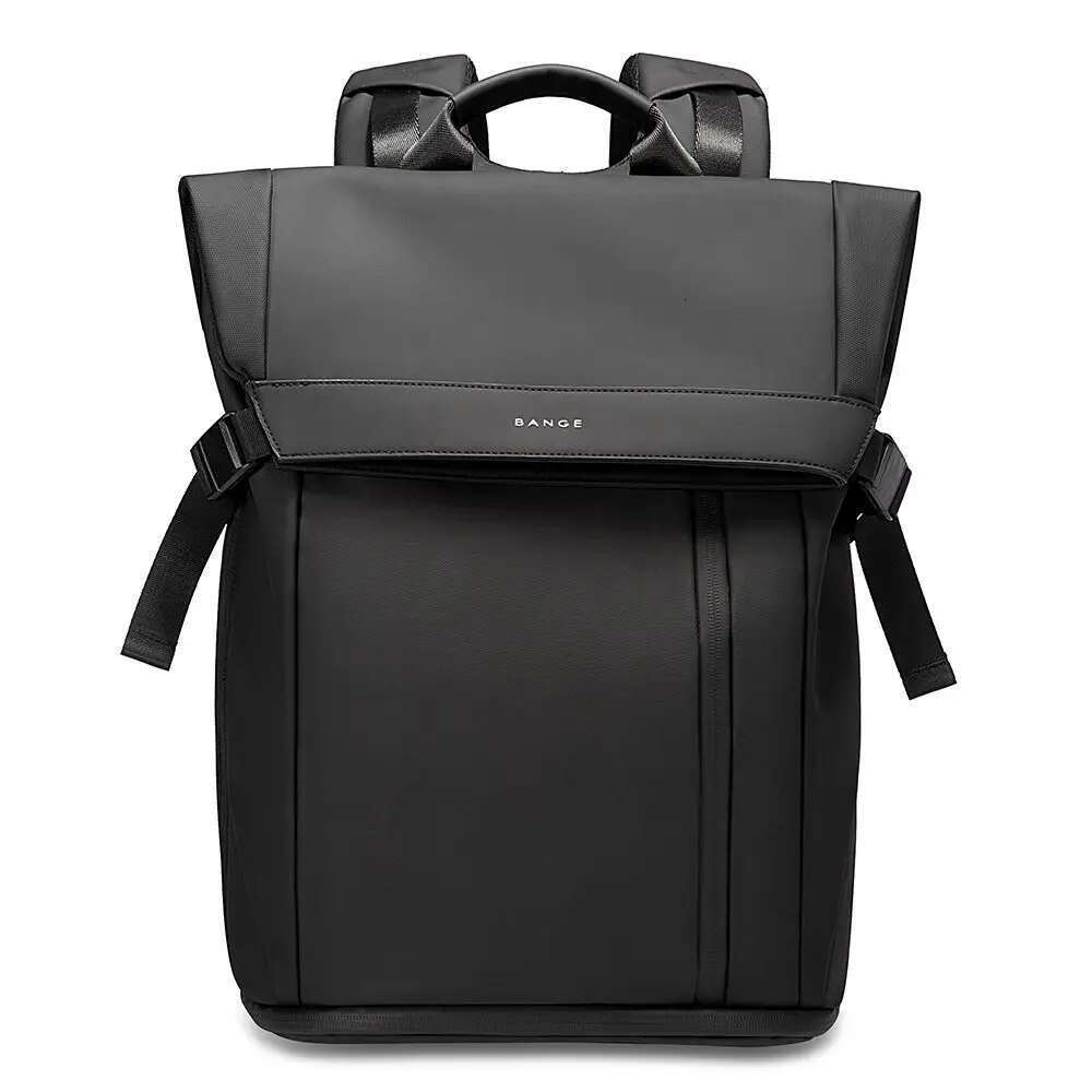 Designer bag Mochila Bange 15.6-inch laptop Men's business waterproof multi compartment travel bag Black backpack suitable for Men