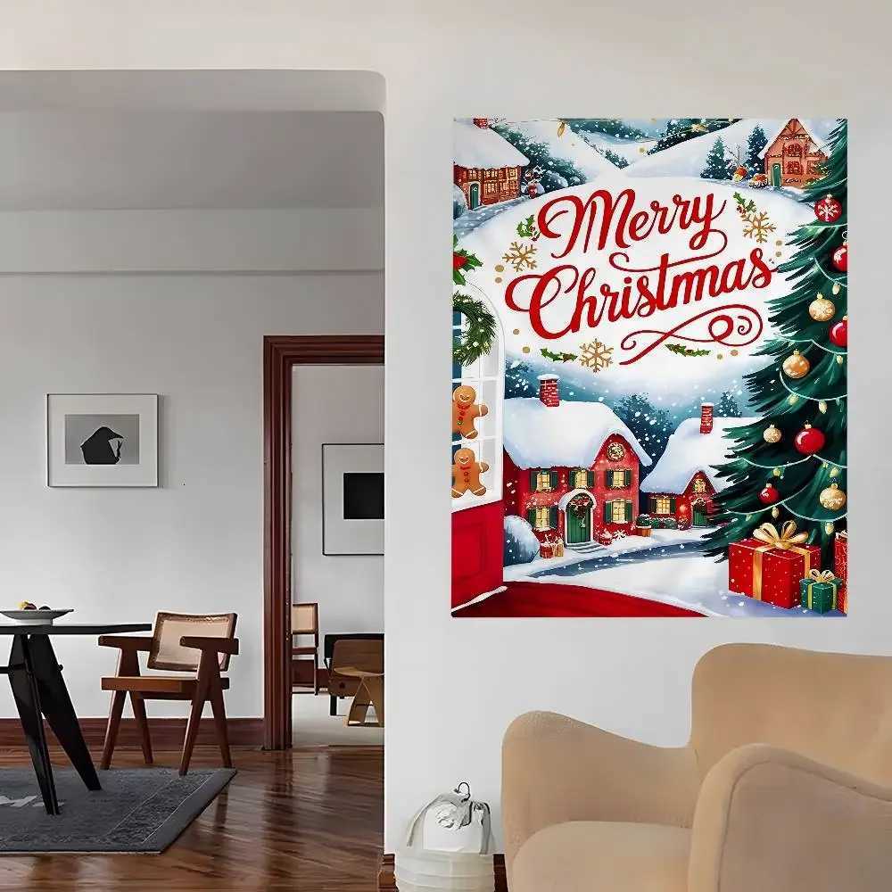 Merry Christmas Gift Hanging Bohemian Tapestry For Living Room Home Dorm Decor Japanese TapestryM251125