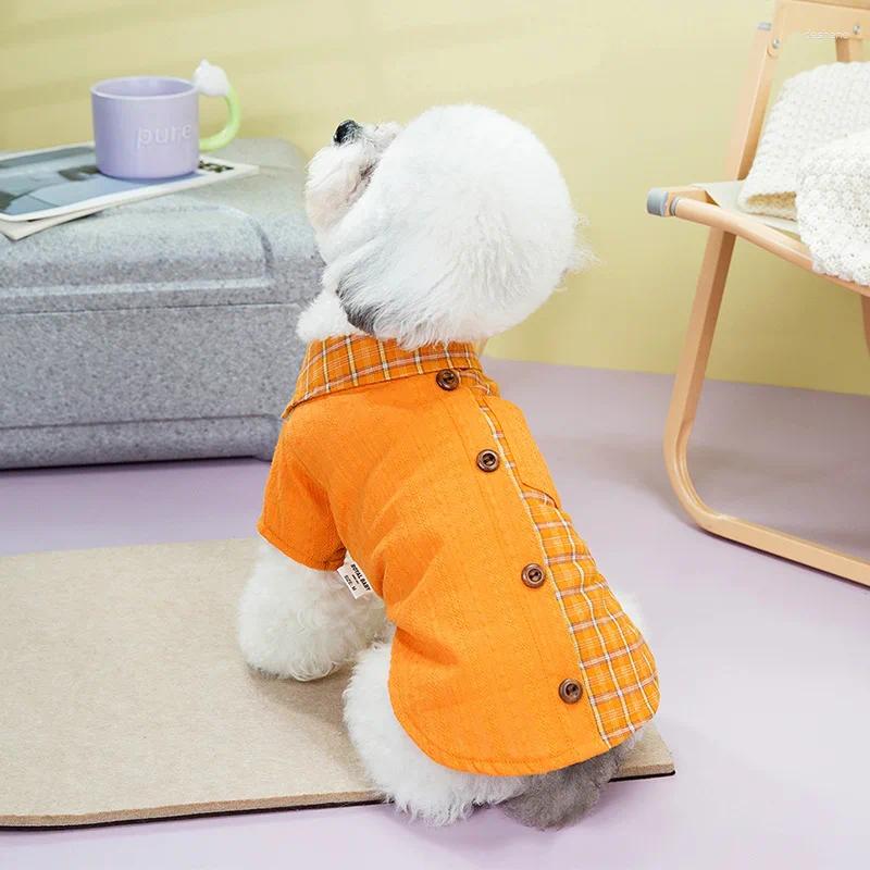 Couple Dog Clothes Shirt Dress Summer Pet Apparel Pomeranian Maltese Poodle Bichon Frise Schnauzer Clothing Puppy Costumes