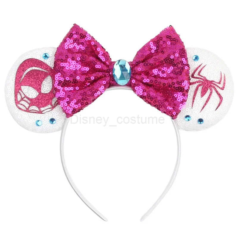 Disney Mickey Mouse Ears Marvel Spider Man Childrens Headbands Star Wars Hair Adult Female Avengers Hair Accessories X250425