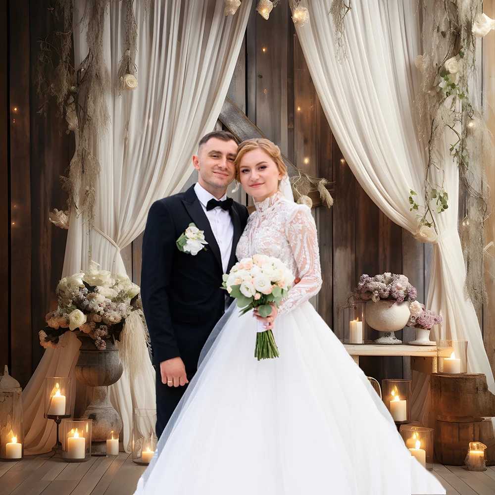 Photography Background Boho Floral Arches Pampas Balloon Adult Birthday Wedding Maternity Portrait Decor Backdrop Photo StudioM251125