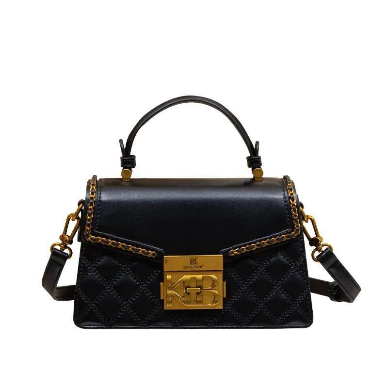 Women's Genuine Dia Grid Handbag, Women's 2023 New Autumn/Winter High-End Designer Crossbody Shoulder Bag