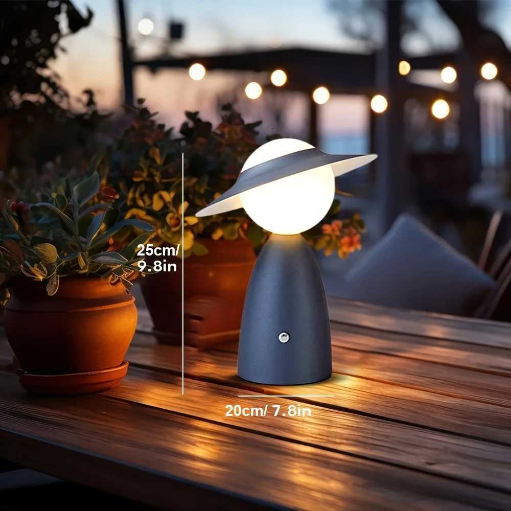 Cordless charging desk lamp warm light stepless adjustable touch light portable desk lamp suitable for home desk lampsM251125