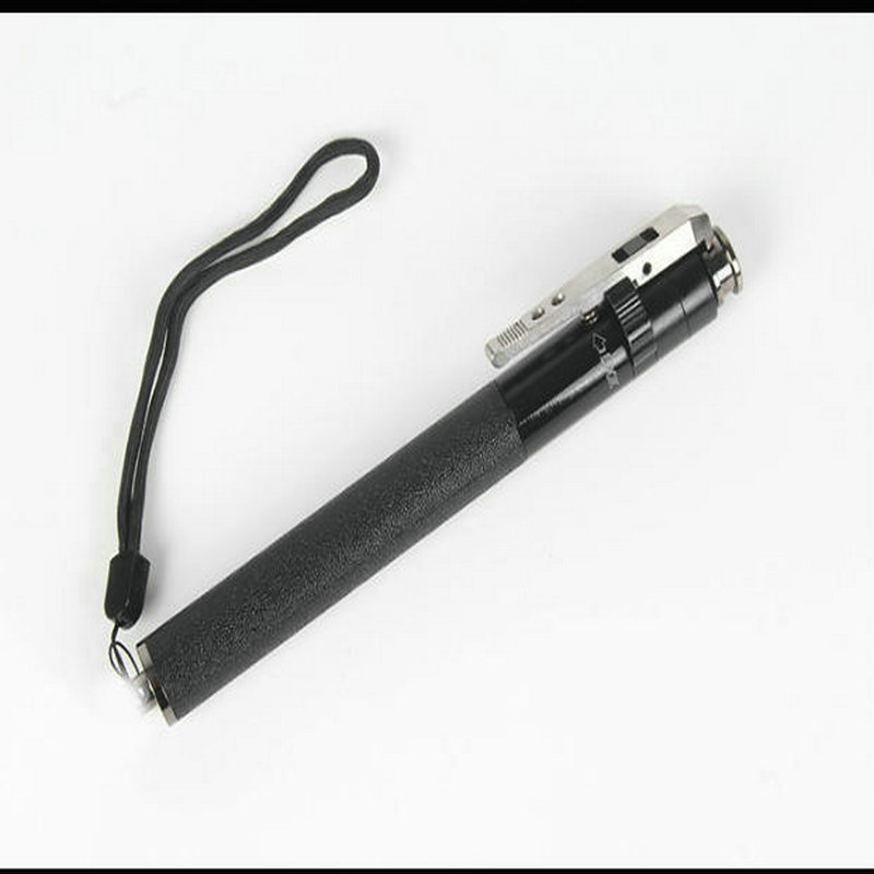 New model aluminum alloy telescopic - Outdoor ultra-light portable three-section walking stick, folding model, hiking and climbing stick-851520