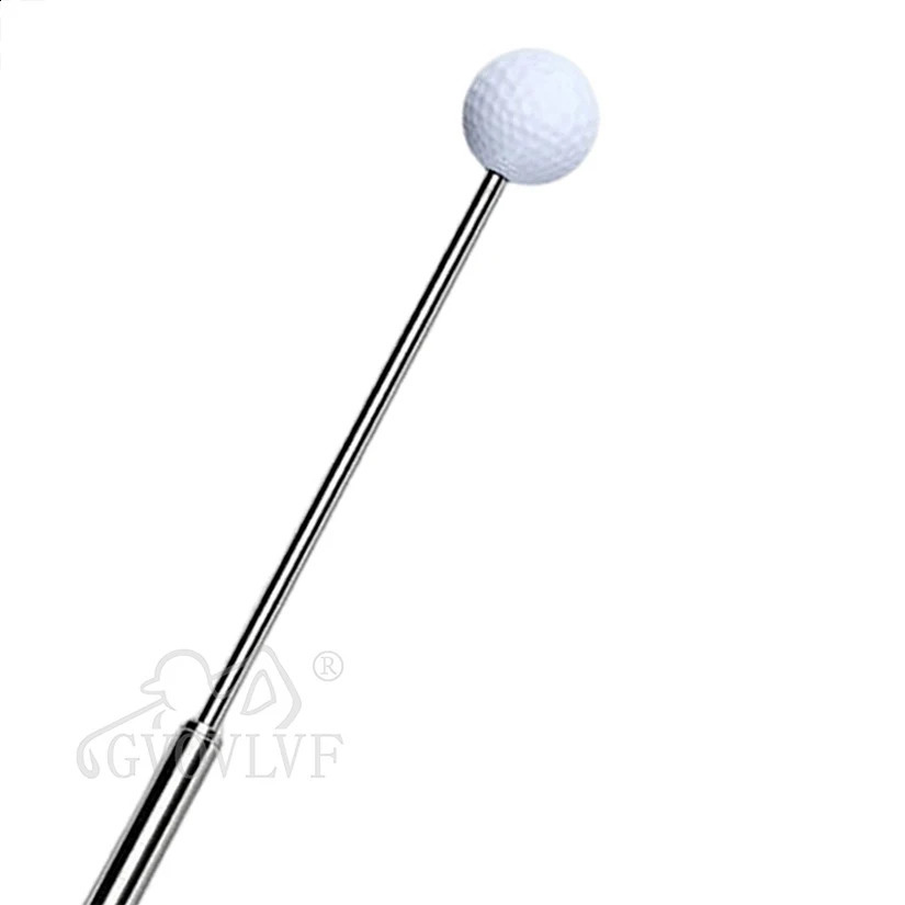 Rhythm Click Sound Telescopic Warm Up Golf Swing Trainer Correcting Gesturer Training Aid for Tempo Grip Strength Practice Stick 250421