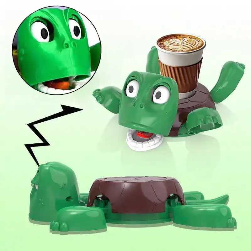 3D printed fun turtle roller coaster press activates eye changes pressure relief toys childrens office home anti slip coasters gifts X250425