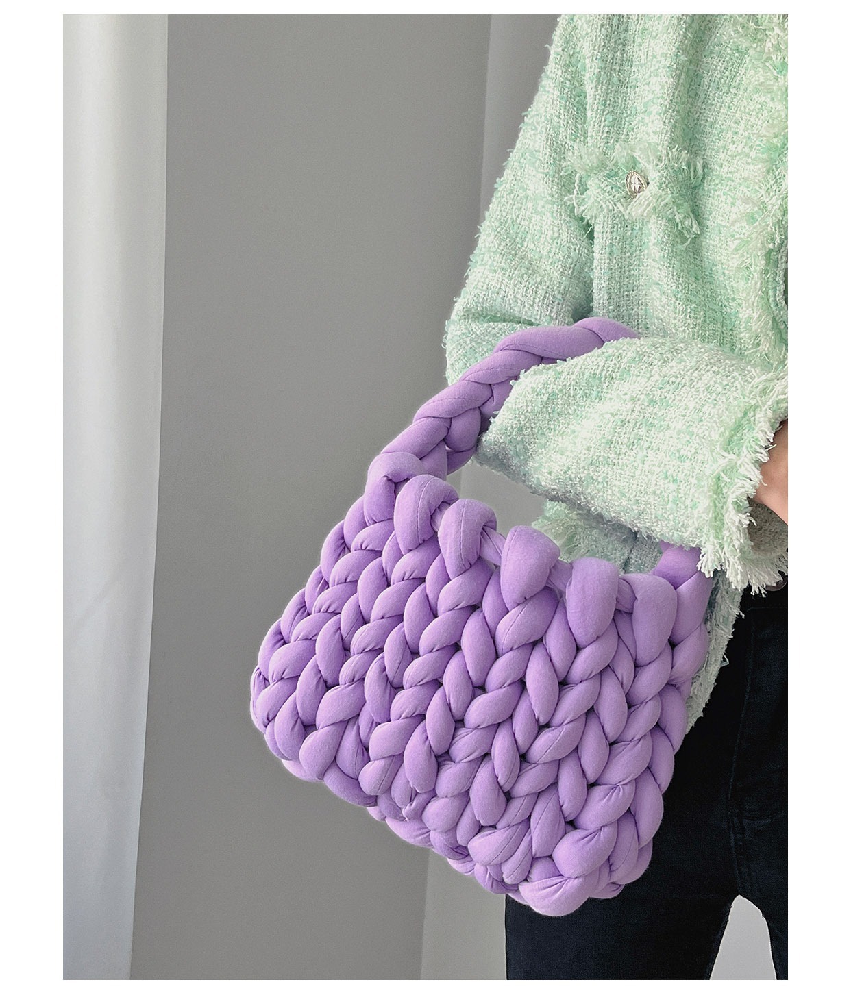 2025 New Arrival Korean-Style Handwoven Women's Straw Tote Bag - Free Shipping Fashion Shoulder Purse