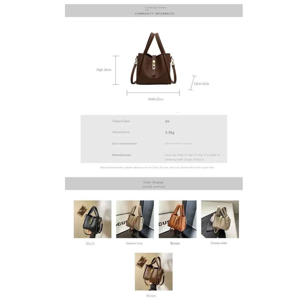 Designer Bag Korean Niche Handheld Vegetable Basket Female New Fall And Winter Fashion Retro Bucket Senior Crossbody Bag