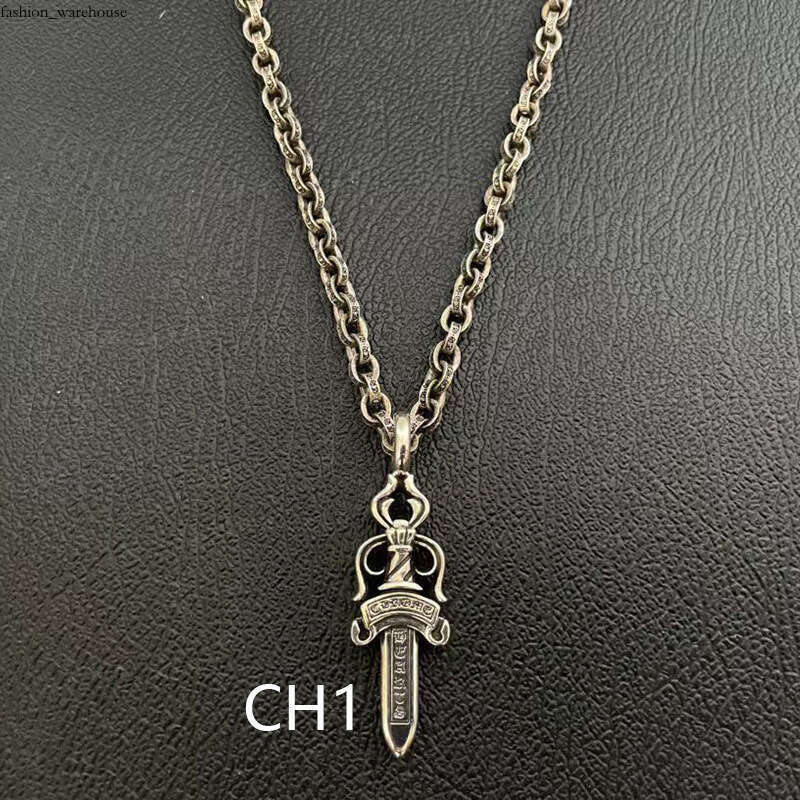 chrome necklace Designer Jewelry Men and Women Pendant Waterproof Necklace Casual Stainless Steel Chain cross necklace bc8