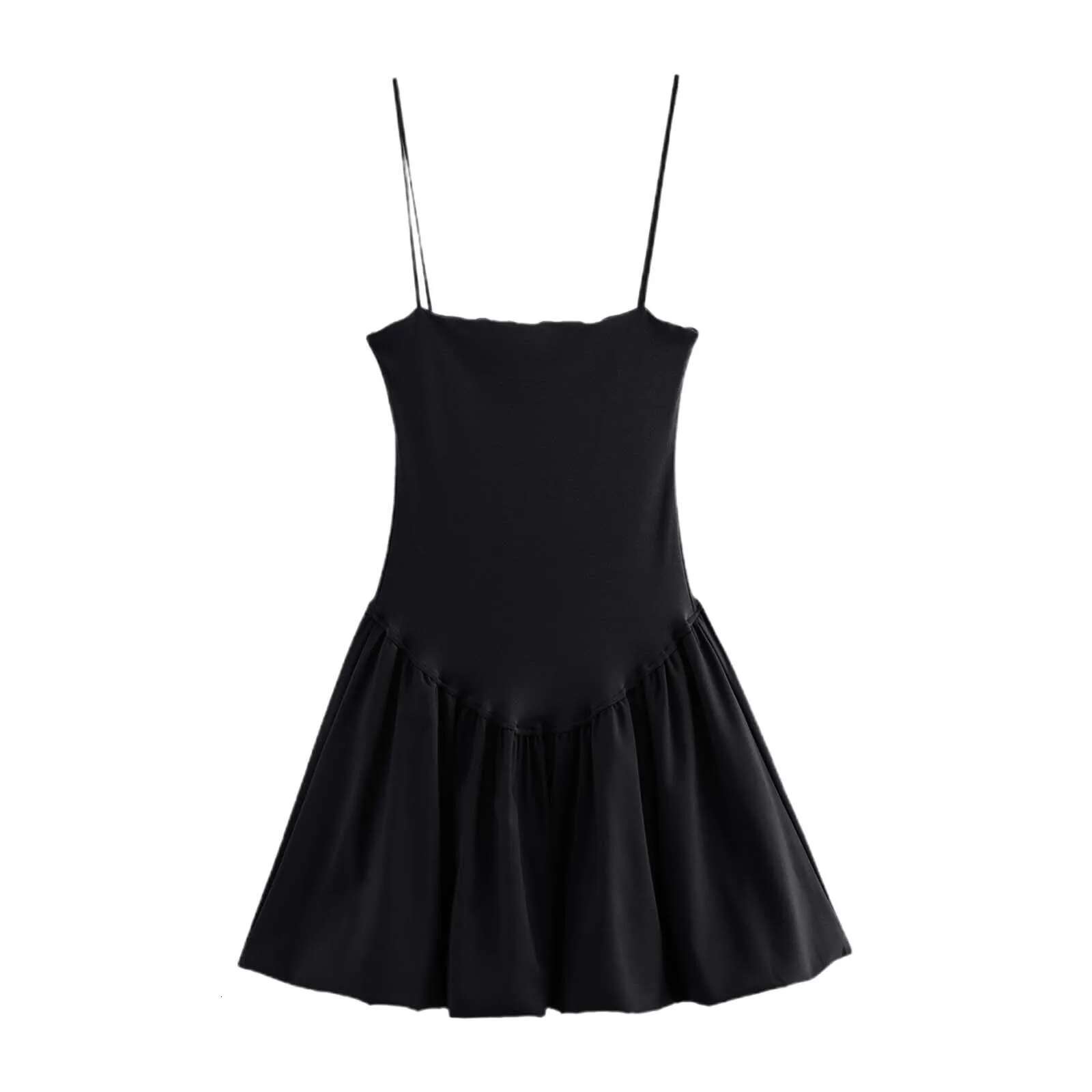 Dongdumaoyi Green Slip Short Dresses For Women White Puff Mini Dress Woman Rib Sleeveless Sexy Summer Ruched Party