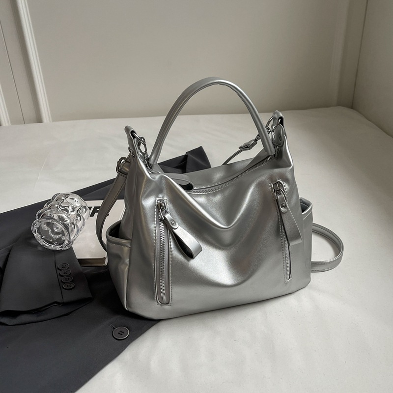 Female bag Tote bag large capacity can be crossbody new one shoulder college students class commuting bag