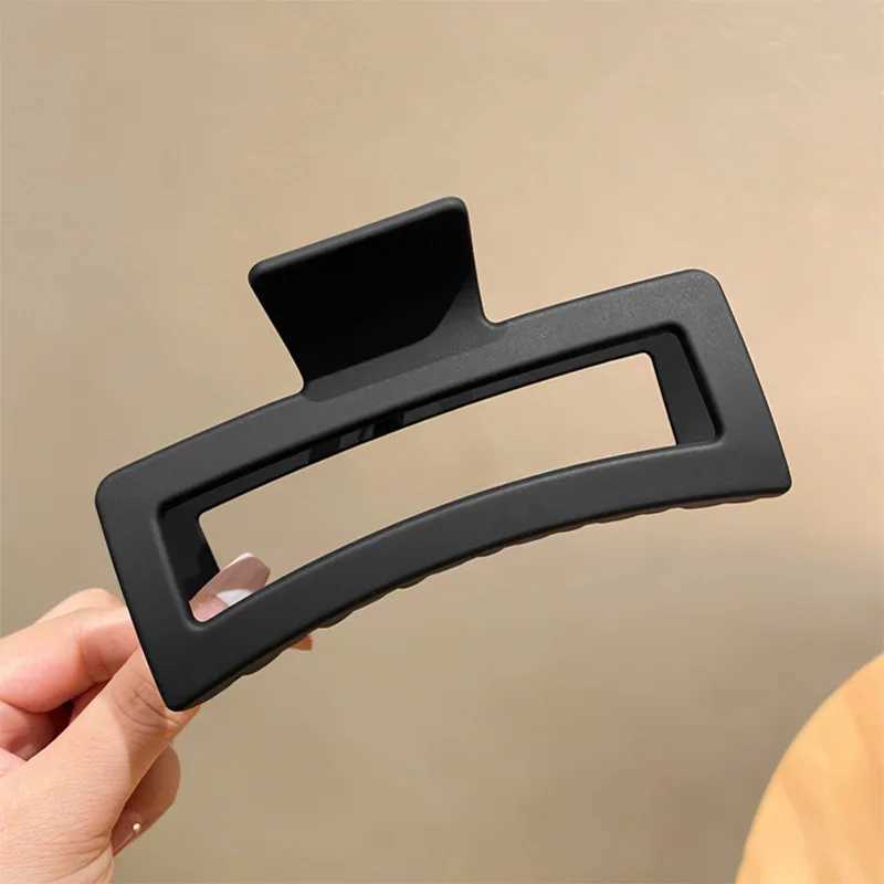 1 piece of oversized 13cm hair size shark clip square clip back of head clip headband disc-shaped hair hair clip femaleT250425
